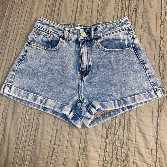 PACSUN Jean shorts blue wash - Picture 1 of 10